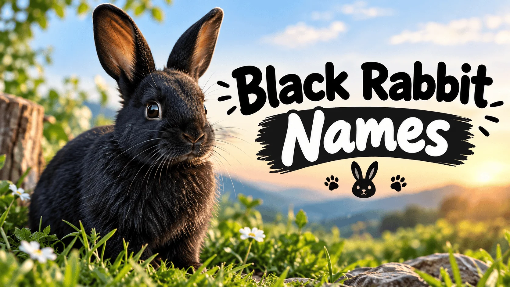 400+ Stunning Black Rabbit Names With Name Generator