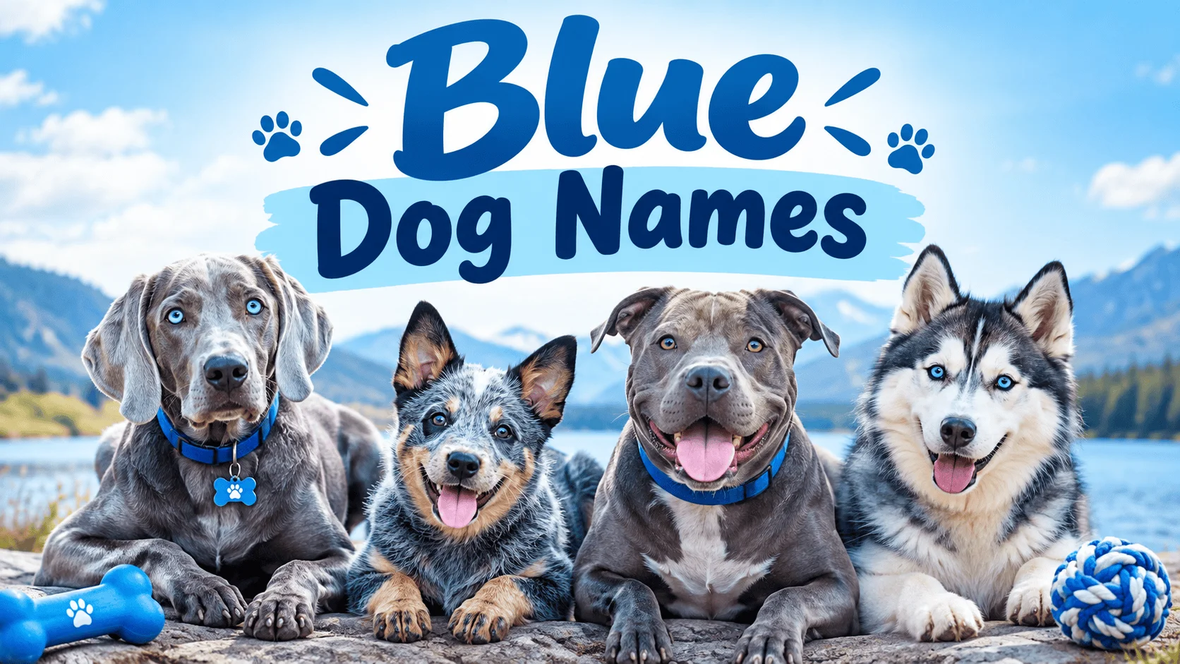 400+ Blue Dog Names With Name Generator