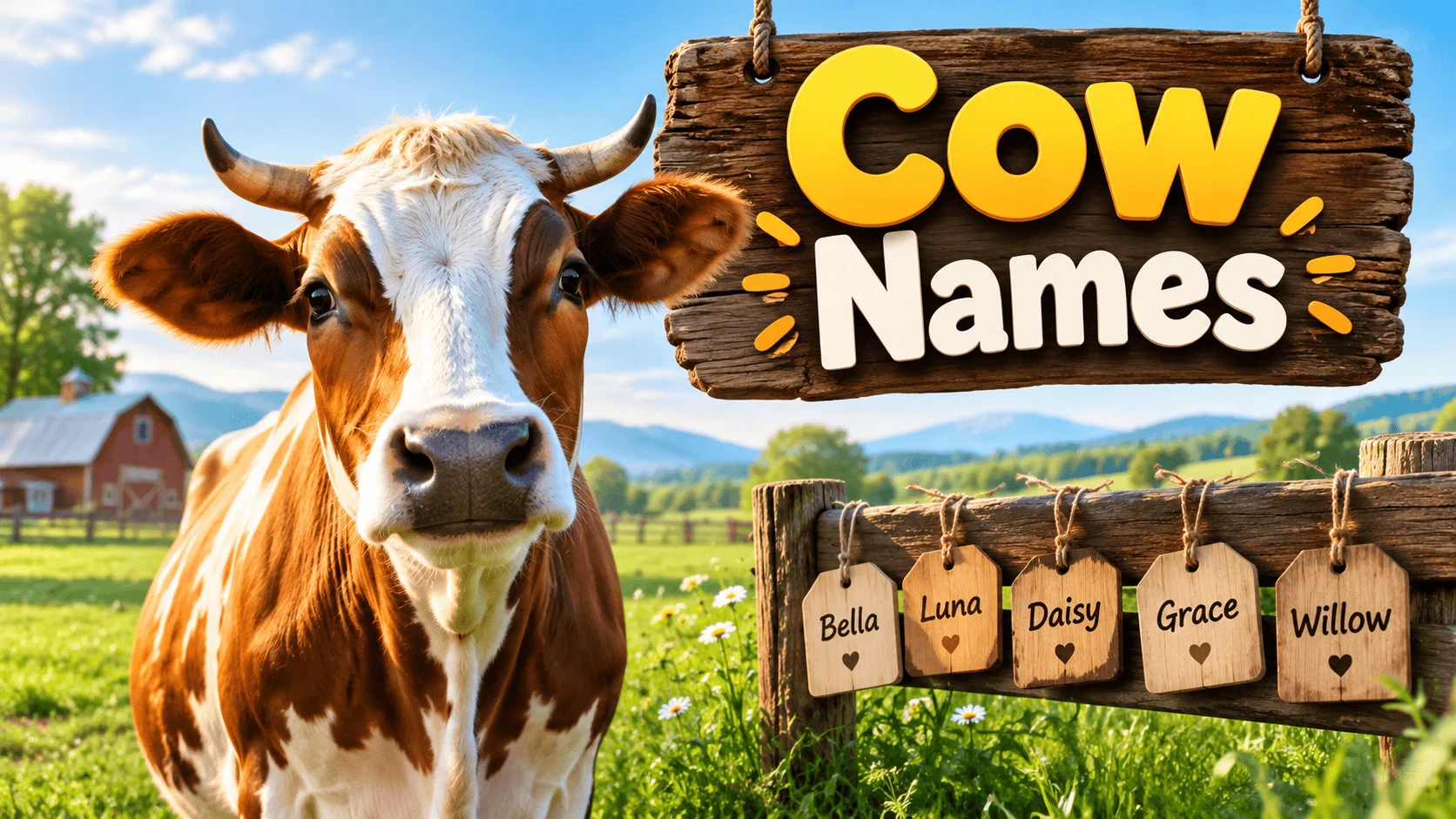 500+ Cute & Unique Cow Names With Name Generator