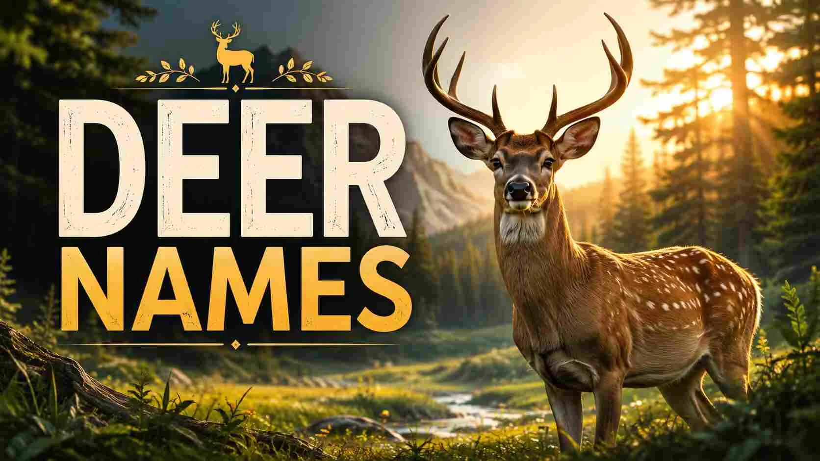 500+ Majestic Deer Names With a Name Generator