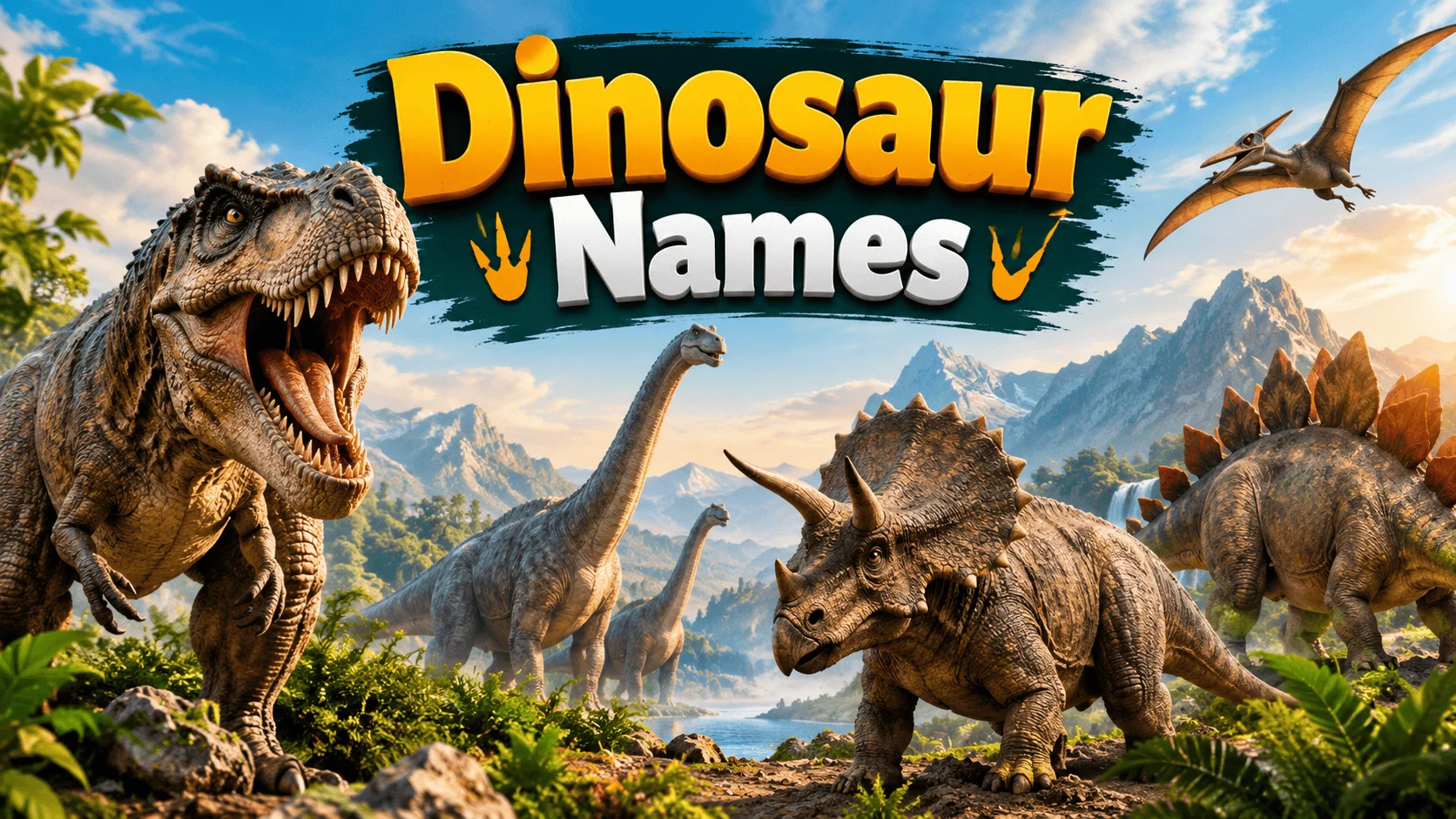 400+ Epic Dinosaur Names With Name Generator