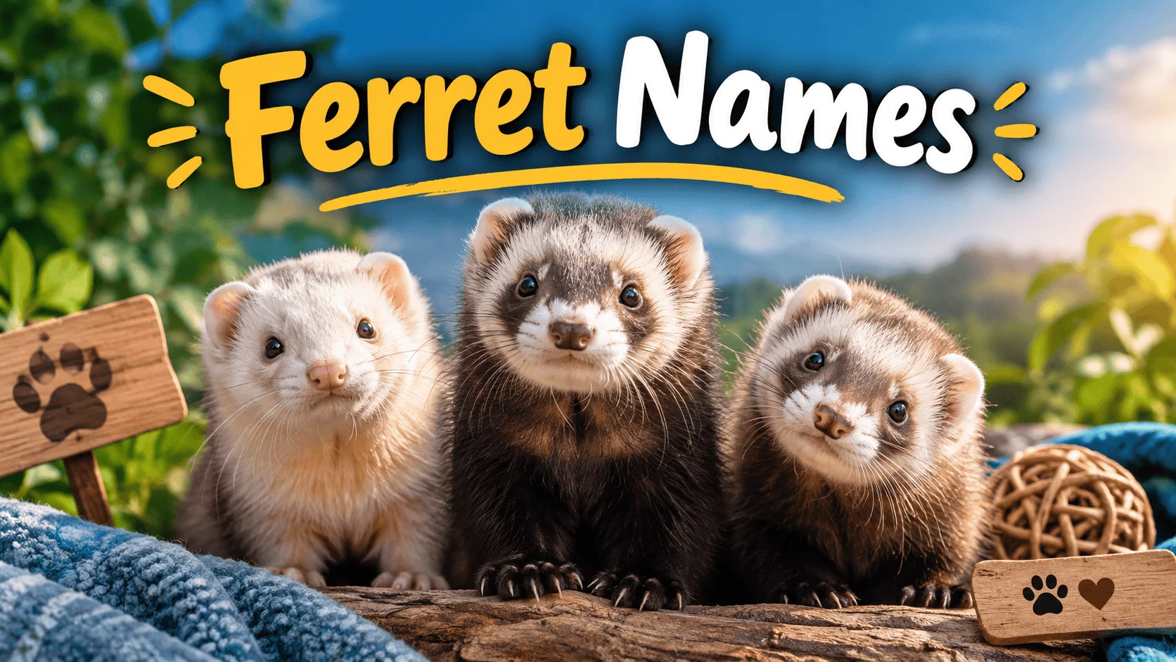450+ Adorable Ferret Names With Name Generator