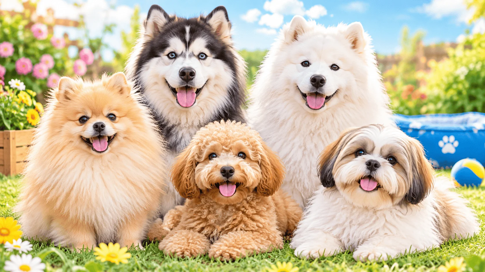 450+ Irresistible Fluffy Dog Names With Name Generator