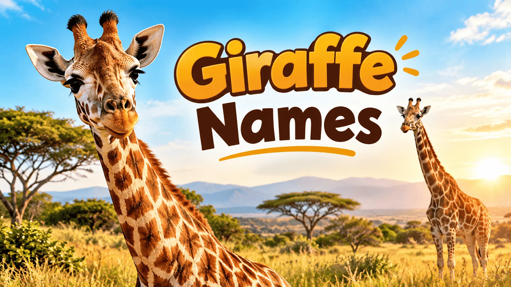 400+ Majestic Giraffe Names With a Name Generator