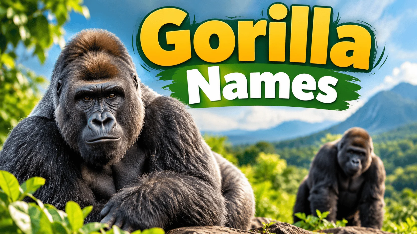 400+ Powerful Gorilla Names With a Name Generator