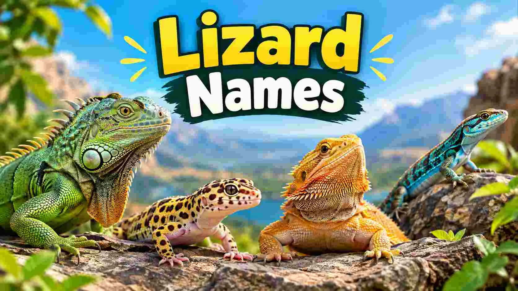 400+ Lizard Names With a Name Generator