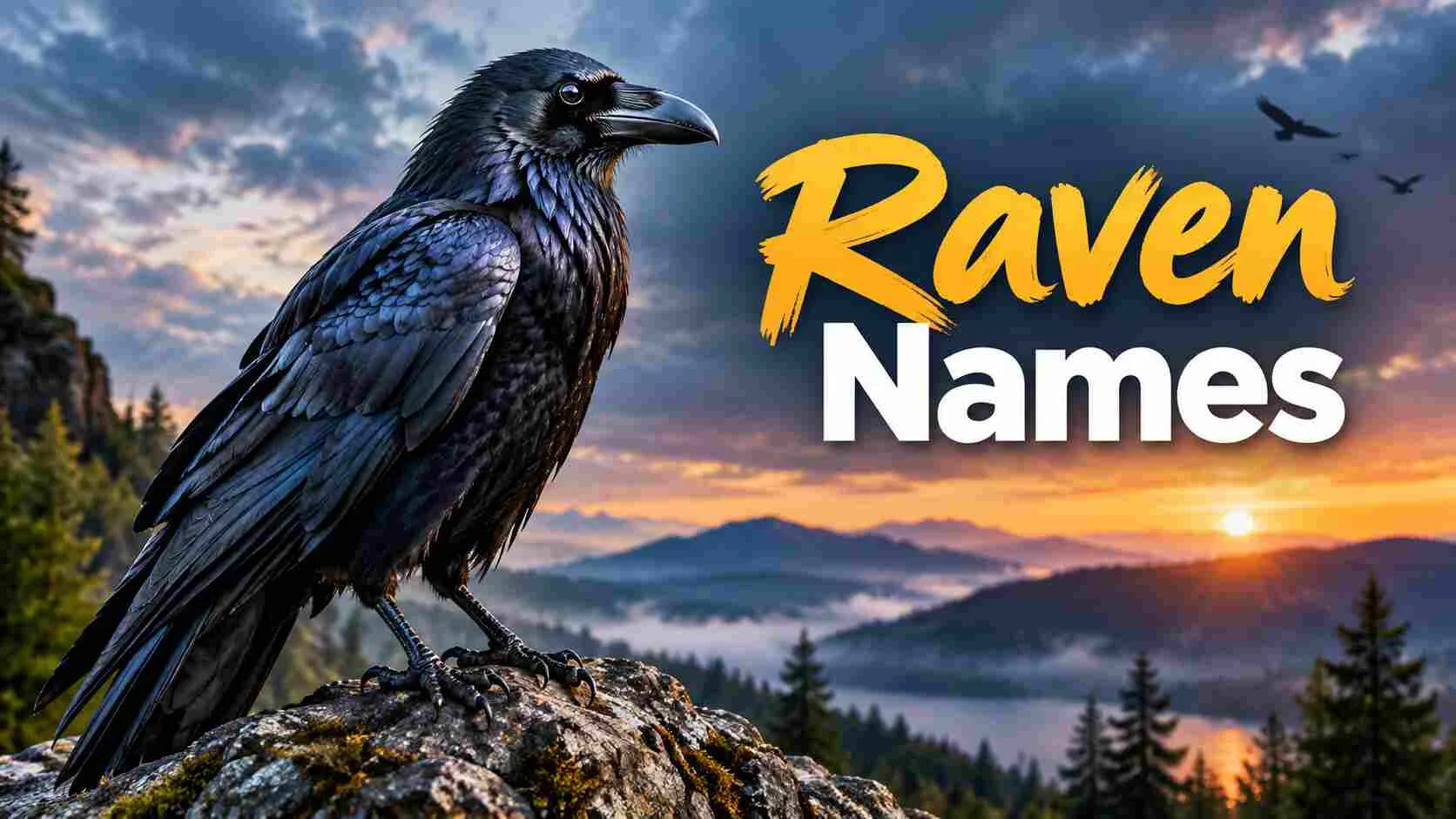 400+ Raven Names With Name Generator