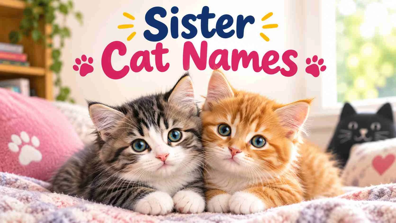 475+ Adorable Sister Cat Names With Name Generator
