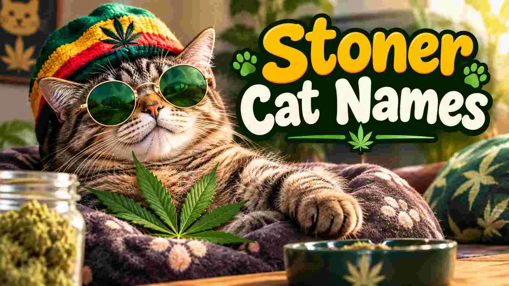 400+ Stoner Cat Names With Name Generator