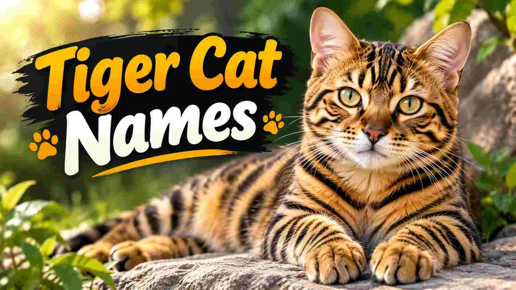 400+ Tiger Cat Names With Name Generator