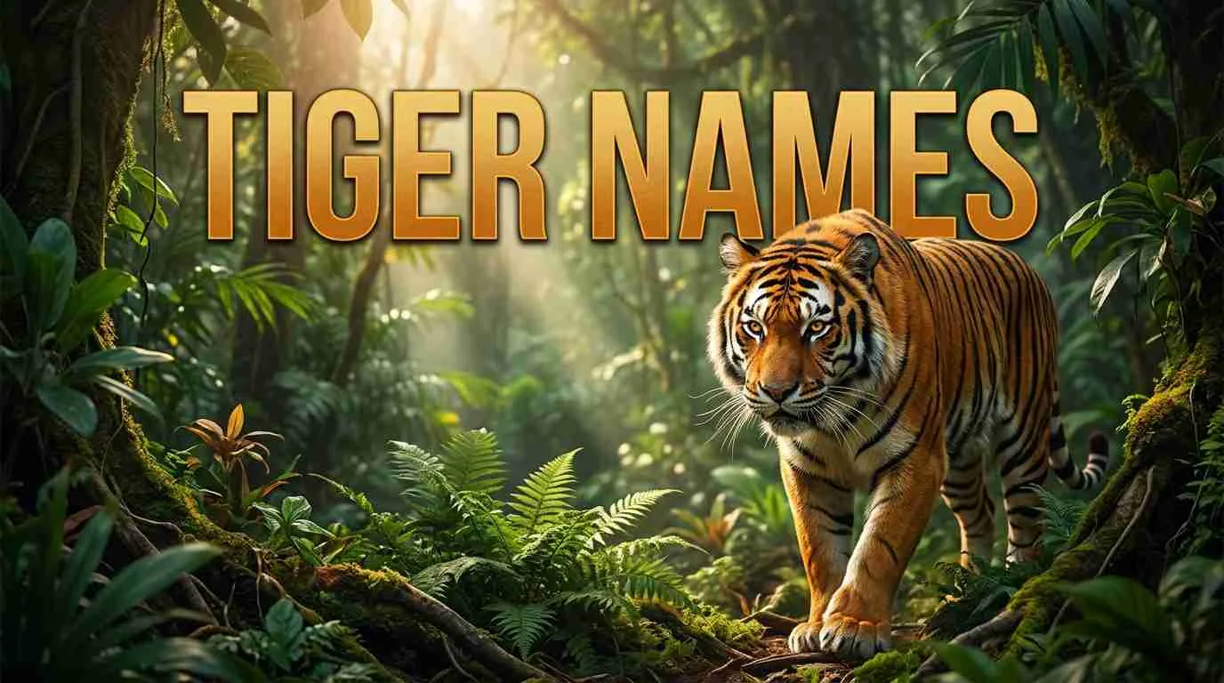 500+ Fierce Tiger Names With Name Generator