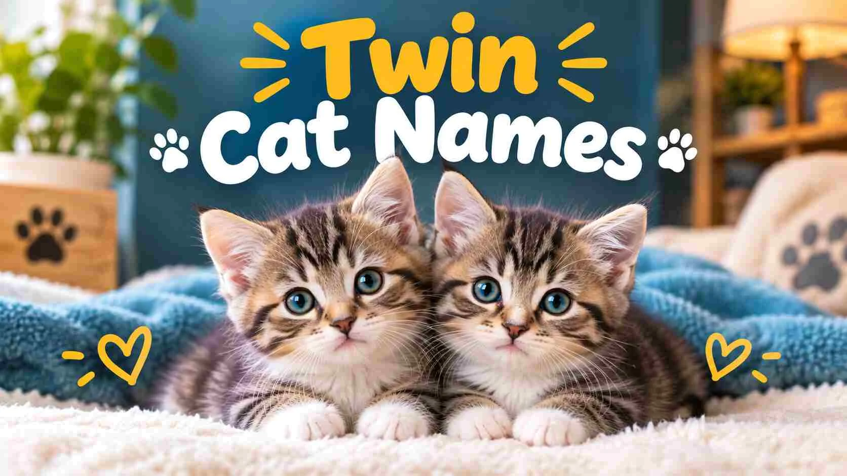 400+ Twin Cat Names With a Name Generator