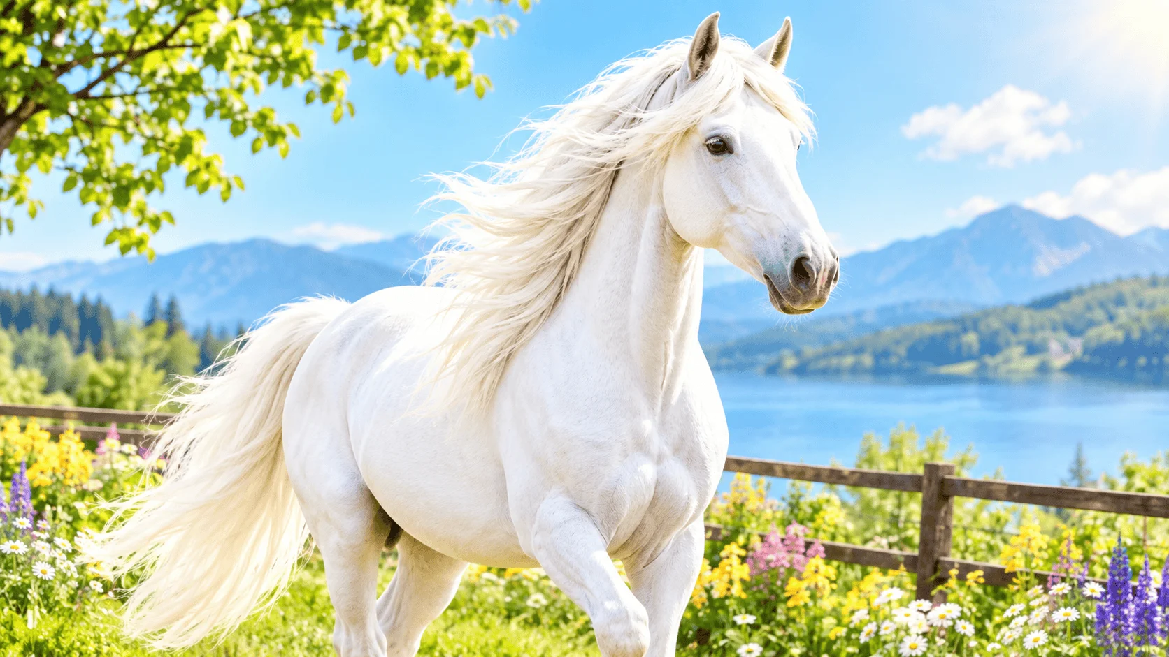 400+ Majestic White Horse Names With Name Generator