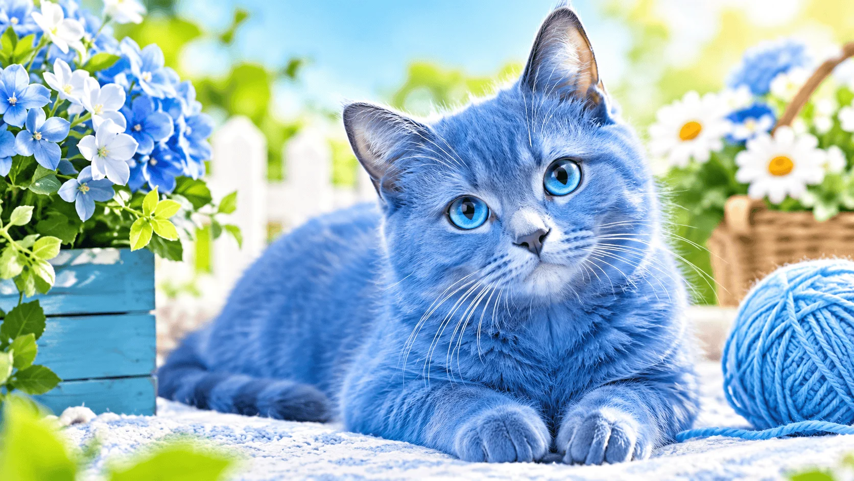 450+ Mesmerizing Blue Cat Names With a Name Generator