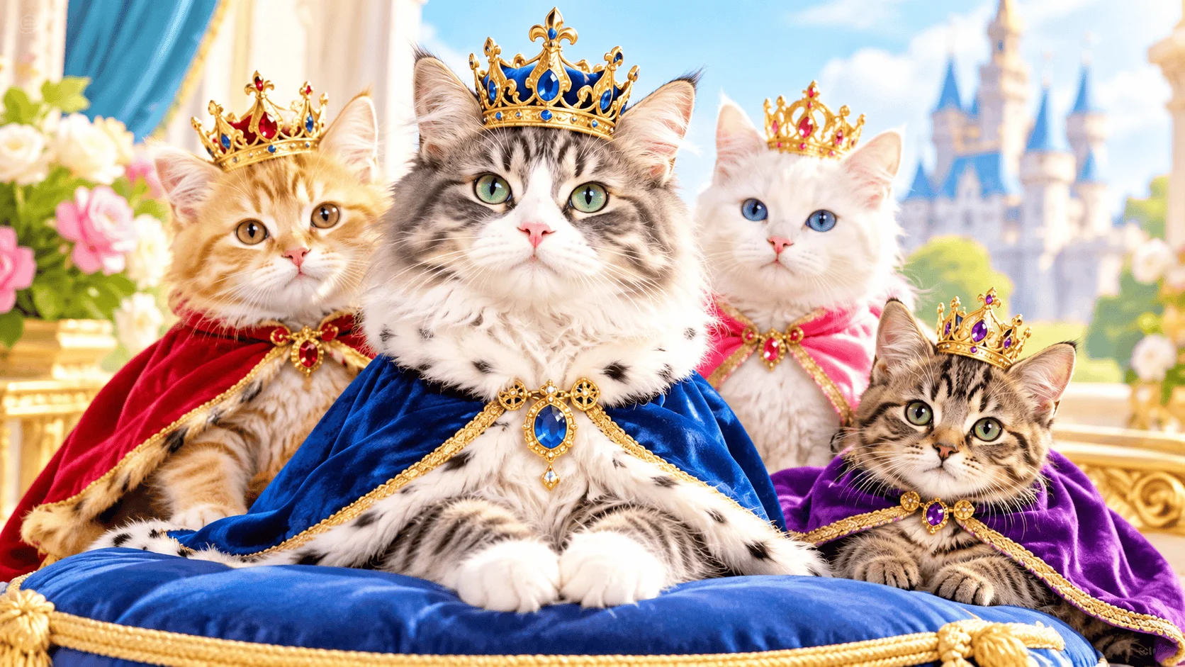 450+ Majestic Royal Cat Names With Name Generator